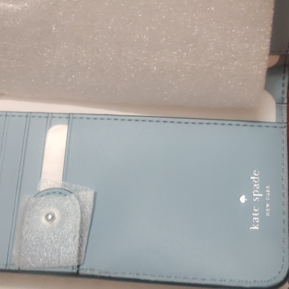 Kate Spade light blue wallet--NWT - Picture 3 of 5